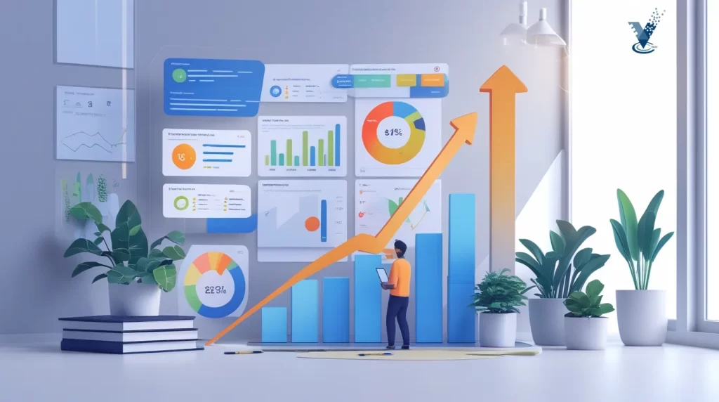 تصویر روند صعودی سئو یک سایت در مطلب بهترین ابزار های تحلیل سئو